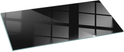 Tulup Kachel Vloerplaat - Kleur Donker Grafiet Vloerplaat Voor Kachel - 125 cm x 50 cm - Zwart Onderplaat Kachel - Rechthoek Kachel Vloerplaat - Plaat Onder Houtkachel - Vloerplaat Openhaard - Plaat Voor Onder Houtkachel