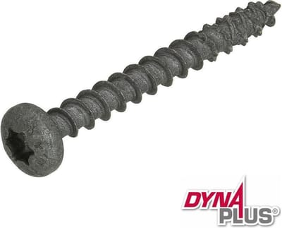 Dynaplus - Unischroeven - Torx 10 cillinderkop - 3 x 16mm - AR-Coating - Voldraad (200 stuks)