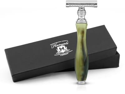 Haryali London Double Edge Safety Razor voor mannen en vrouwen - Hars Double Edge Razor - Herbruikbaar scheermes - Geschikt voor alle DE-mesjes