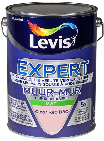 Levis - Expert Muur Binnen Mix - Clear Red B30 - Mengverf - 5 L