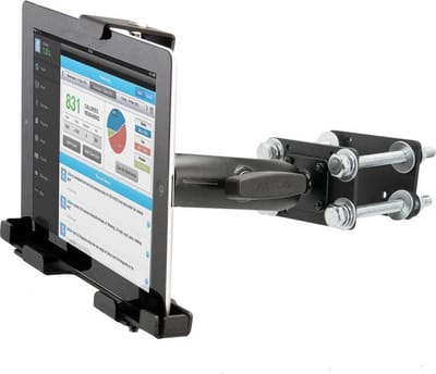 Metal locking Tablethouder met heftruckkooi bevestiging