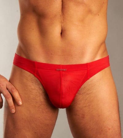 Olaf Benz Mini slip - 3000 Red - maat XL (XL) - Heren Volwassenen - Polyamide- 1-05832/3000 RED-XL