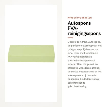 Dailygoods - Autospons - PVA-reinigingsspons - Multifunctioneel en absorberend - Groen - Wasgereedschap voor auto - Sterke wateropname - Ideaal voor glas