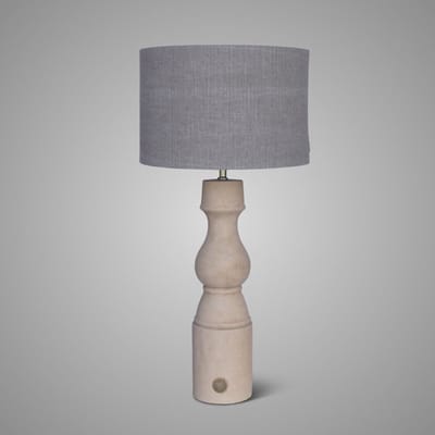 Brynxz - Lamp - Tafellamp - Baluster - L - Taupe - D.12 H.53