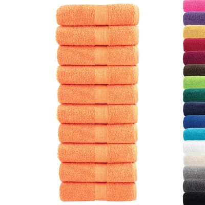 vidaXL - Gastendoekjes - SOLUND - 10 - st - 600 - g/m² - 30x50 - cm - oranje