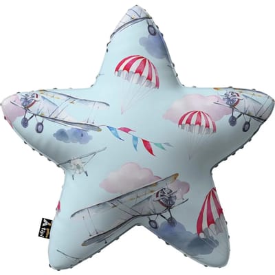 Kussen met minky Yellow Tipi Lucky Star Magic Collection