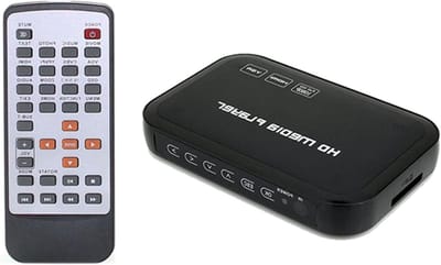 HD Mediaspeler - Videospeler Center - Films Kijken - Automatisch Geheugen - Full HD 1080P - Zwart