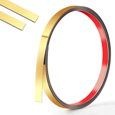 Flexibele Decoratieve Mouldings voor Wanden, Gouden Muurstickers, Stijlvolle Plinten en Plafondafwerkingen van 1cm tot 300cm