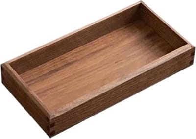Sieradendoos Hout - Opbergdoos - Sieraden Opbergen - Zwarte Walnoot - 12x12x4cm - Natuurlijk
