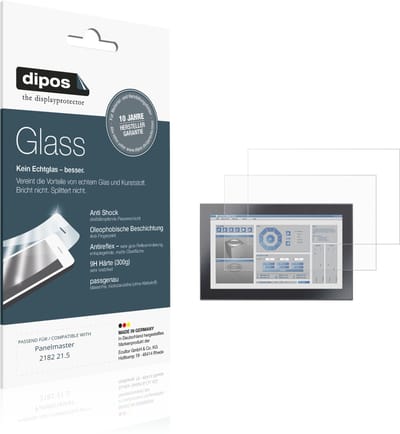 dipos – 2x Matte Pantserfolie geschikt voor Panelmaster 2182 21.5 | 9H Screenprotector