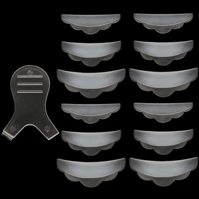 Allecto - Set van 6 Paar Siliconen Wimpers - Permanente Krulspelden - Voor een Mooie Wimperlook - Inclusief Borstel - Veilig Siliconenmateriaal - G...