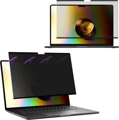 kwmobile Privacyfilter voor Apple Macbook Air 13 M4 2025 A3240 Folie – Privacy Screen – Laptop Schermfilter – Laptopbescherming