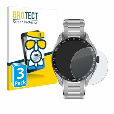 BROTECT - Screenprotector voor TAG Heuer Connected Calibre E4 (45 mm) - Folie Beschermfolie Beschermglas matte 3 Stuks