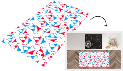 Keukenloper - Loper keuken - Bikini - Strand - Patronen - 120x60 cm - Keukenloper vinyl