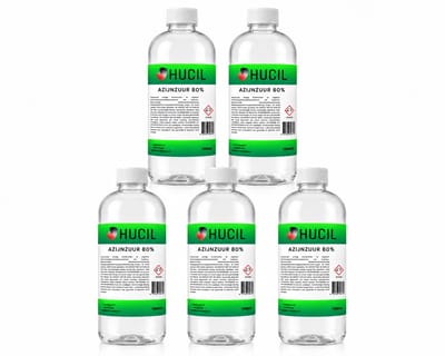 Azijnzuur 80% - 5x1 liter - acetic acid - schoonmaak azijn
