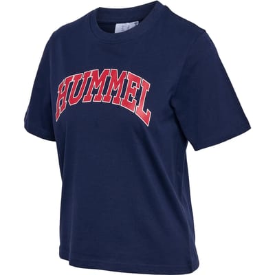 Hummel Gill Loose T-shirt Met Korte Mouwen Blauw XS Vrouw