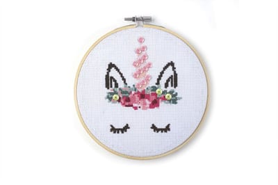 Graine Borduurpakket 15,5 cm Unicorn