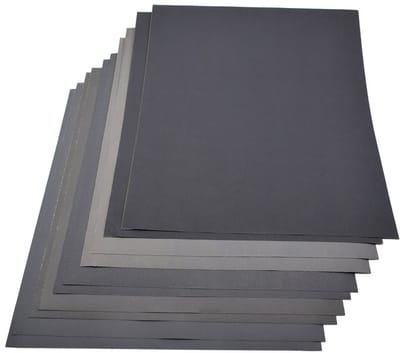 Dailygoods- Schuurpapier Set 230x280mm - Schuurpapier 800/1000/1200/1500/2000 - Waterdicht - Droog/Nat - Gemengde Grits - Pack van 10 - Schuurvel