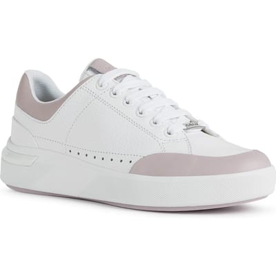 GEOX - Maat 38 - D DALYLA vrouwen Sneakers - wit/roze