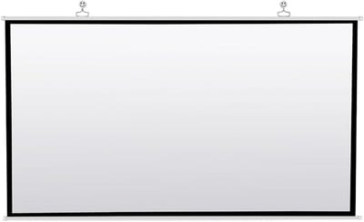 Projectiescherm - Beamerdoek - Thuisbioscoop Creëren - Draagbaar en Opvouwbaar - 72 inch - Wit