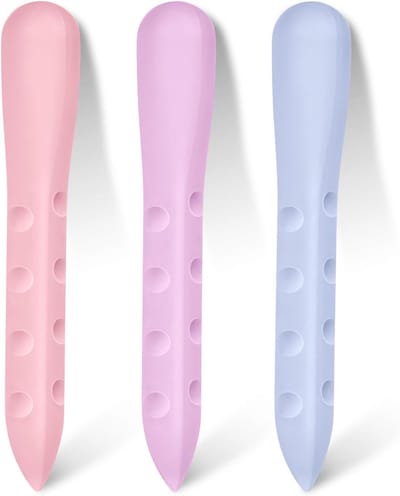 Eraser - 3pcs Cute Eraser - Plastic Rubber Pencil Eraser - Classic Soft 2B Eraser voor Kids - Geschikt voor School - Kantoor - Tekenen - Feestfavorieten (Paars Roze)