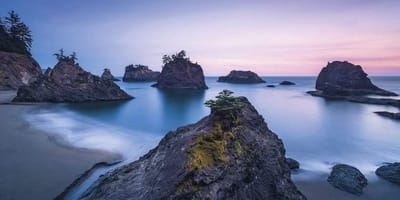 Fotobehang - Secret Beach 200x100cm - Vliesbehang