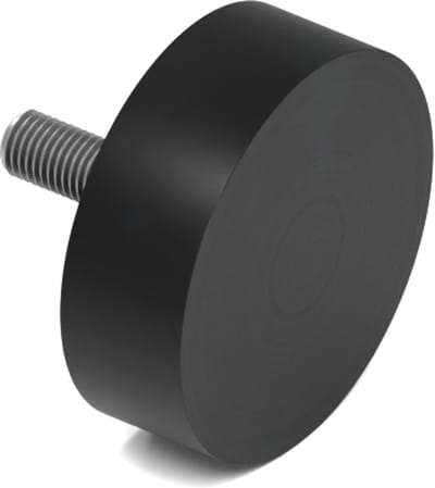 Rubbermagazijn - Trillingsvoet - Type D - 75x25mm - M12 - Set 5 stuks