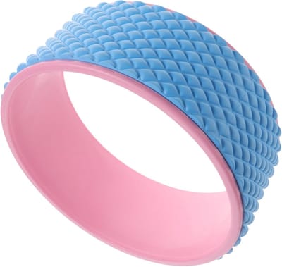 Kracht Trainingswiel - Rugrol Massageroller - Yoga Rugstrekking - 3D Massageroller Ontwerp - 30x30x12cm - Multicolor