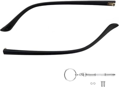 Vervangbeugels Bril - Brilpootjes - Bril Reparatie - Universele Pasvorm - 14 cm Lengte - Zwart