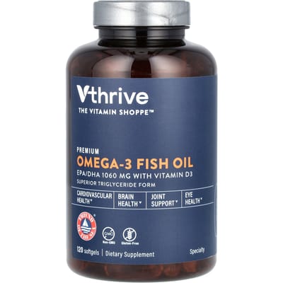 Premium Omega 3 Visolie, 120 Softgels
