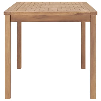 vidaXL - Tuintafel - 160x80x77 - cm - massief - teakhout