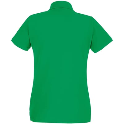 Fruit Of The Loom Vrouwen Dames-Fit Premium Poloshirt Met Korte Mouwen (Kelly Groen)