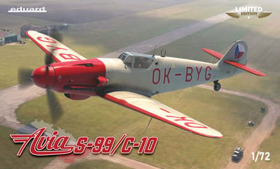 Eduard Modelbouwpakket Vliegtuigen - 2157 Avia S-99/C-10 - Limited Edition - Tsjechoslowaaks Jachtvliegtuig Plastic - 1:72 - Modelbouw