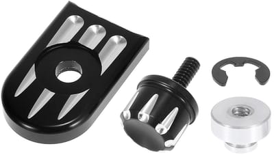 Bevestigingsset voor zitting met schroeven, knoppen en moeren voor Harley Davidson motoren