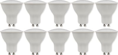10 x LED Lamp GU10 "PV-70" - 3000K - Warm wit - 540lm - 7W/230V