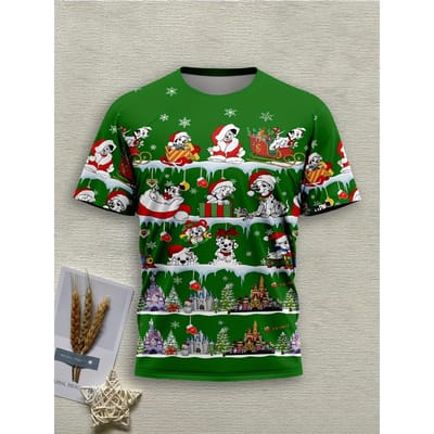 Heren T-shirt 3D Prints Kerst Rendier Grafisch Sportkleding Ronde Hals Korte Mouw Tee Tops Herenkleding 6XL gray