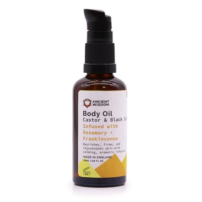Biologische lichaamsolie 50 ml - Rozemarijn & Wierook