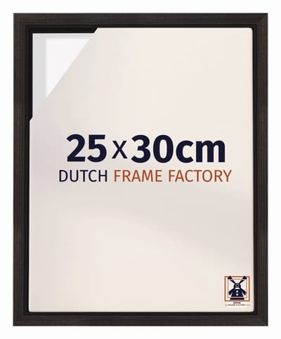 Baklijst 25x30 cm - Eiken Donker - Geschikt voor Canvasdoek - MDF Baklijst Lausanne