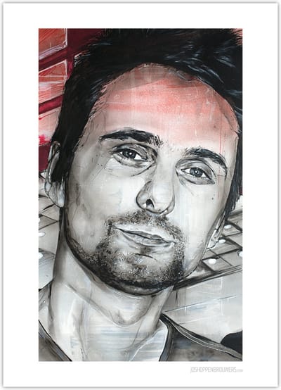 Matthew Bellamy poster 50x70 cm
