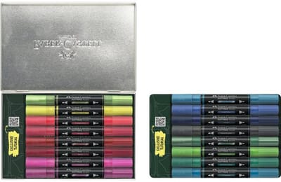 Acrylmarker Faber Castell Multimark bewaarblik Style it Kicks 16 stuks - FC-186016