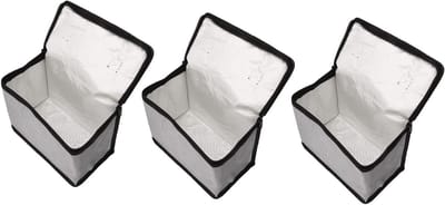 Veiligheidstas Batterijen - Batterijzakje Opslag - Veilige Opslag - Vuurvaste Constructie - 215 x 115 x 155 mm - Zwart