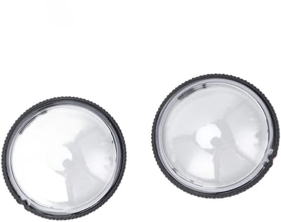 Dailygoods - Lensbeschermer - Dubbele Plastic Lensbeschermers - Anti-kras - Robuuste bescherming - Ideaal voor actiecamera's