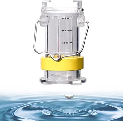 Water Sampling Dipper - Water Sampler - Water Kwaliteit Testen - Verstelbare Swing Sampler - 0.66 Gallon - Silver