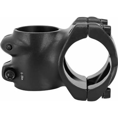 Zwarte aluminium stuurpen voor vorken Ergotec Ray 1"1-8 homologue niveau 6