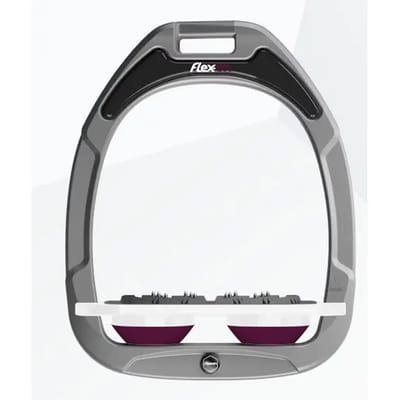 Platte Ultra Grip Aluminium/ Wit/ Paars Flex-On Green Composite