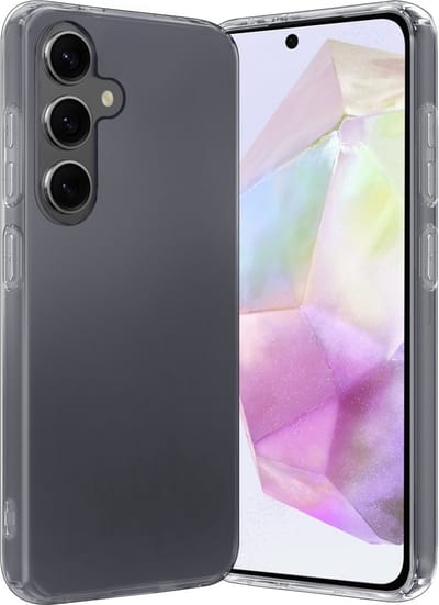 Hoes - Geschikt voor Samsung Galaxy A35 - Sterk & Shockproof - Hoesje Cover - Siliconen Case - Transparant