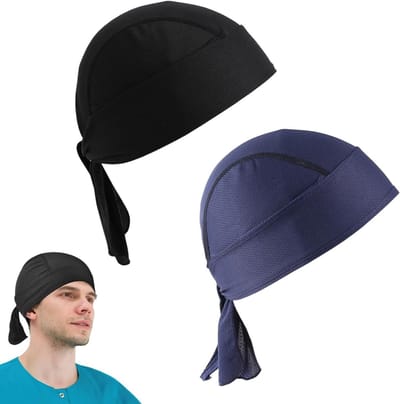 Fietshelm Bandana Cap, Hoofddoek, Sneldrogende Sportpet voor Fietsen, Joggen en Wandelen, Ideaal voor Buitenactiviteiten