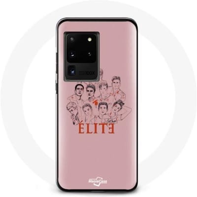 Coque - Samsung - Galaxy S20 Ultra - Souple - Rose - Affiche personnages Fanart Logo
