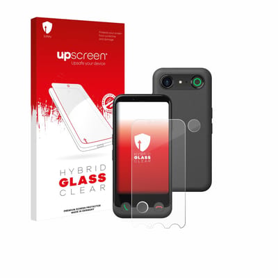 upscreen - Screenprotector voor Doro Aurora A10 (Voor+Camera) - Folie Beschermfolie Beschermglas transparant