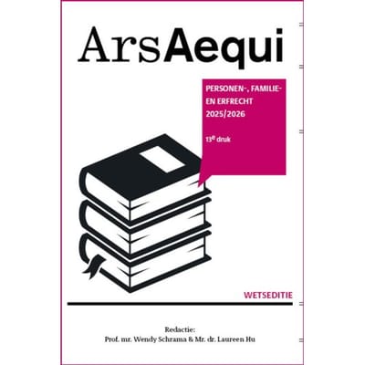 Personen-, Familie- & Erfrecht 2025/2026 - Ars Aequi Wetseditie